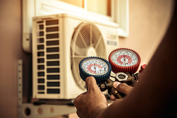 Professional Furnace Repair technician working in Romney, IN